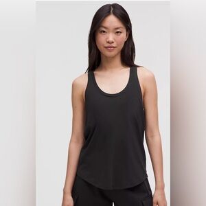 LULULEMON- LOVE TANK- SIZE 12- BLACK- GREAT CONDITION- COTTON JERSEY